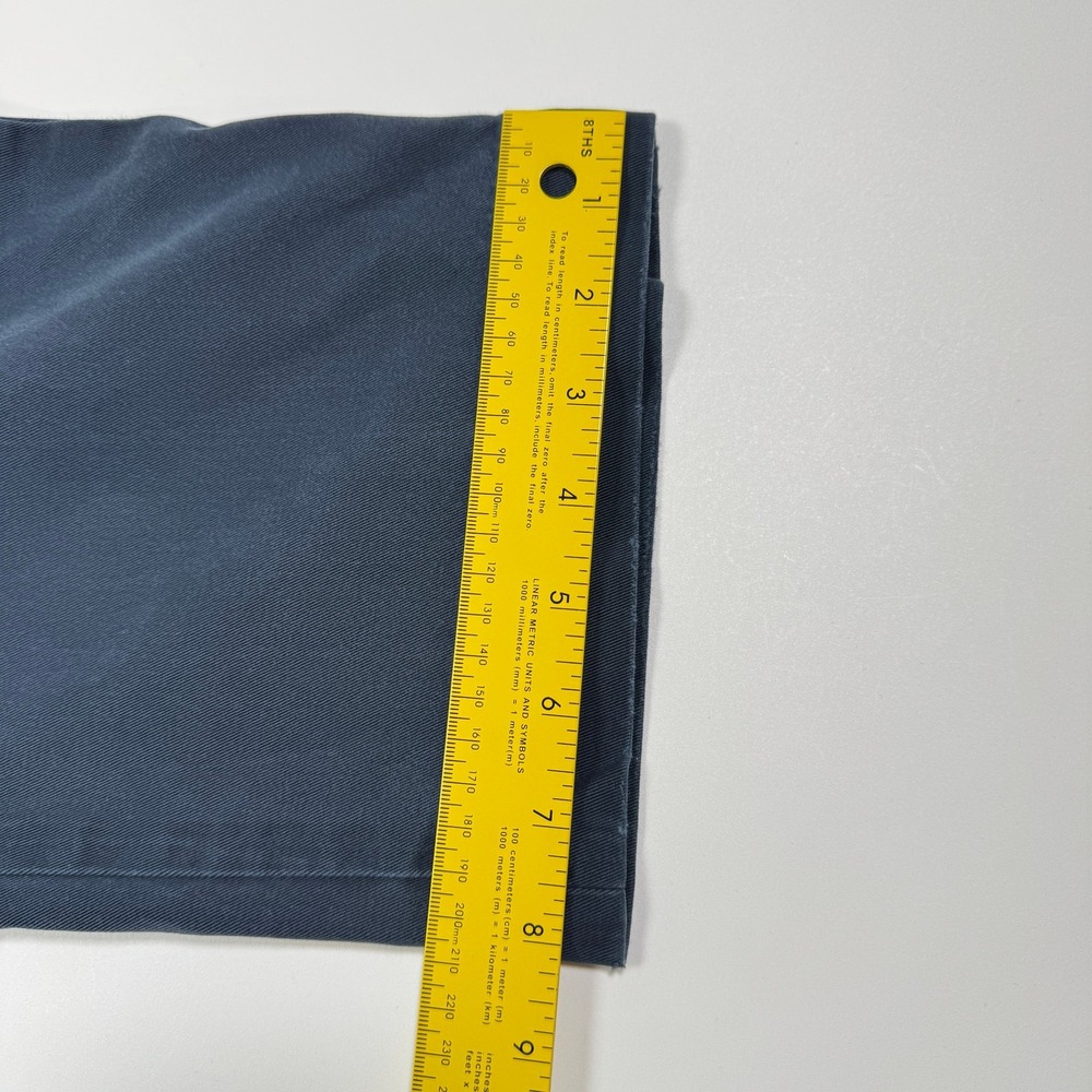 Polo Ralph Lauren Ethan Pant Mens 34x30 Navy Blue Pleated Chino Cotton Tag 34x32 - Picture 15 of 16